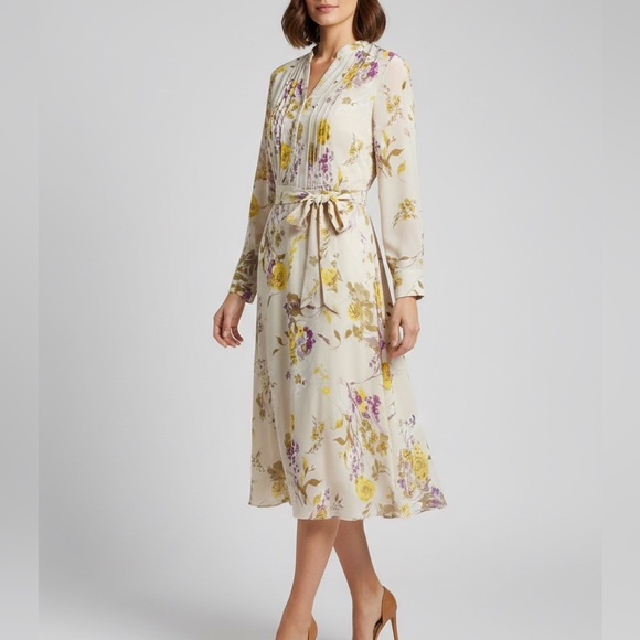Nanette Lepore Dresses & Skirts - Nanette Lepore Cream Floral Dress